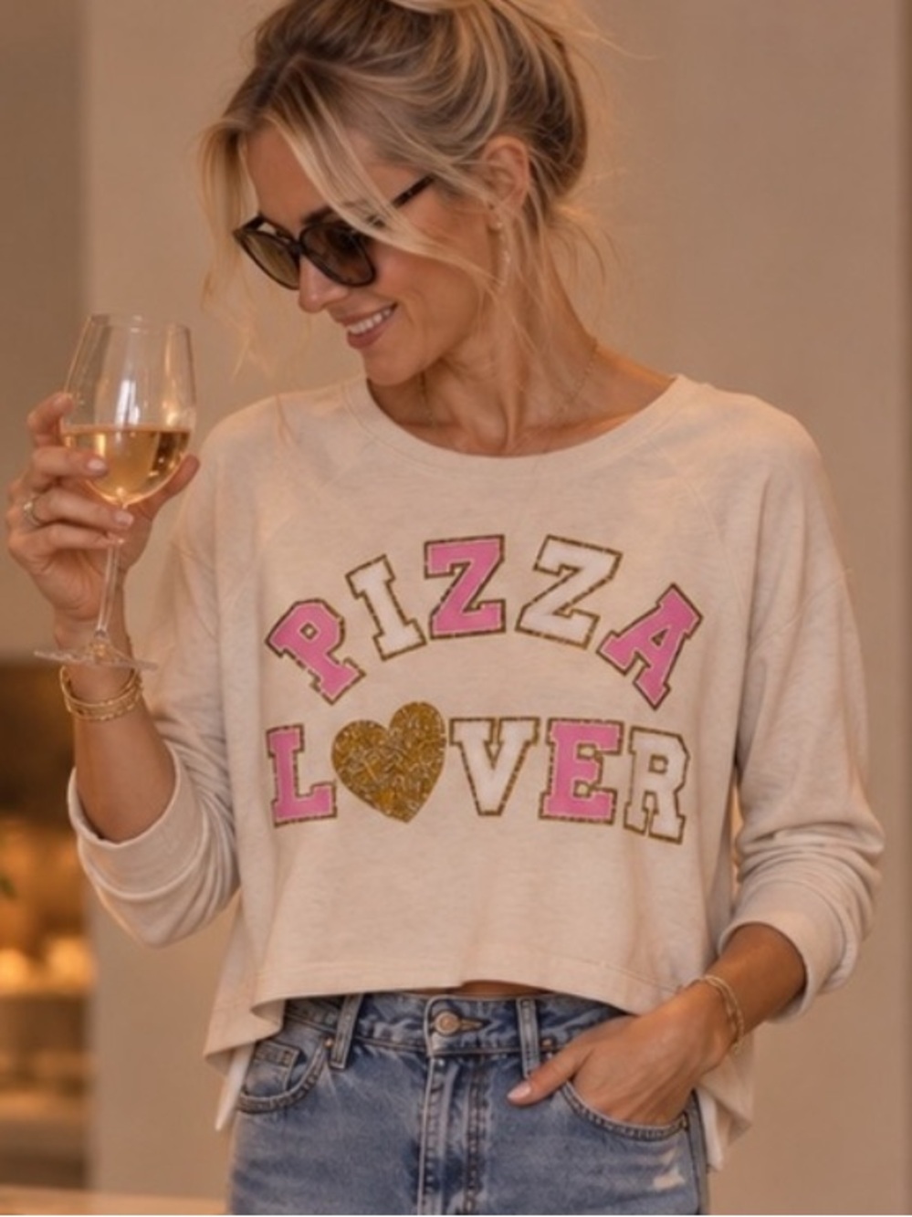 F27. PIZZA LOVER Crew 24/23" Oversize